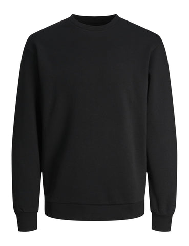 JACK & JONES Men's Jjebradley Sweat Crew Noos Jnr Maillot de survÃªtement, Black, 176