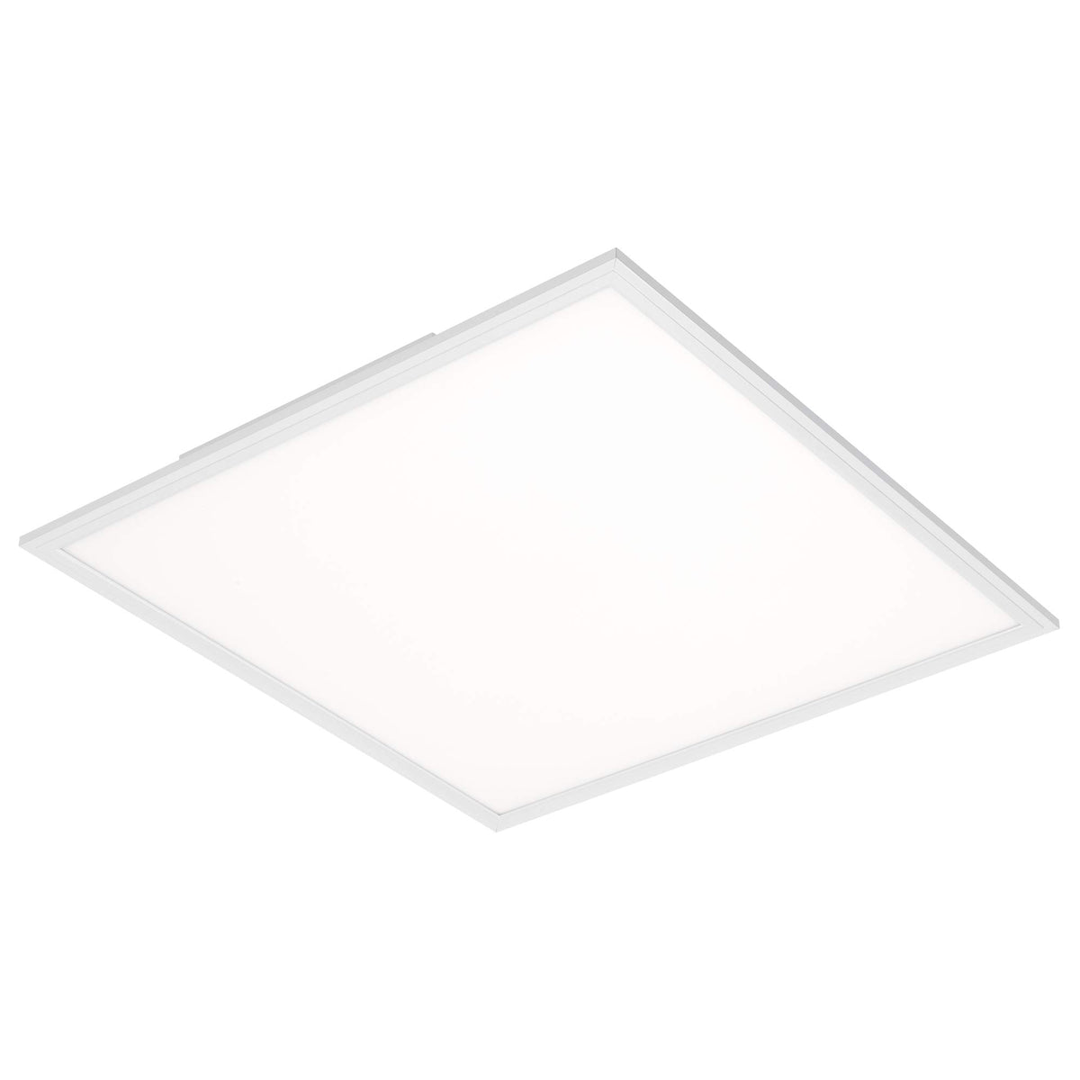 Briloner Leuchten 7192-016 - LED Ceiling lamp Panel, LED lamp, Living Room lamp, Ceiling Light, Ceiling Spotlight, 38W, Square, White 59.5 cm
