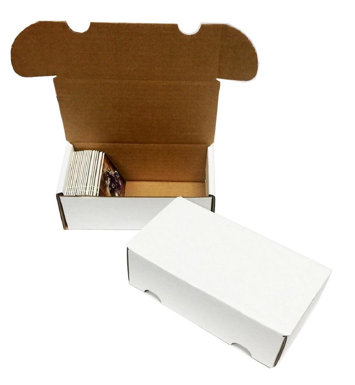 (10) 330 Count Corrugated Cardboard Storage Boxes by Max Pro for Baseball, Football, Basketball, Hockey, Nascar, Sportscards, Gaming & Trading Cards Collecting Supplies