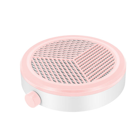 Small Nail Dust Collector, Adjustable Suction, AONOLOVO Powerful Nail Vacuum Vent Dust Collector Extractor Suction Fan, Low Noise, Pink