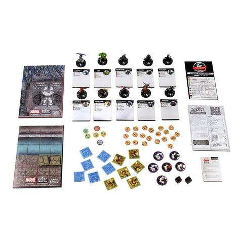Marvel HeroClix Battlegrounds: Avengers vs Masters of Evil Game | 10 Miniatures