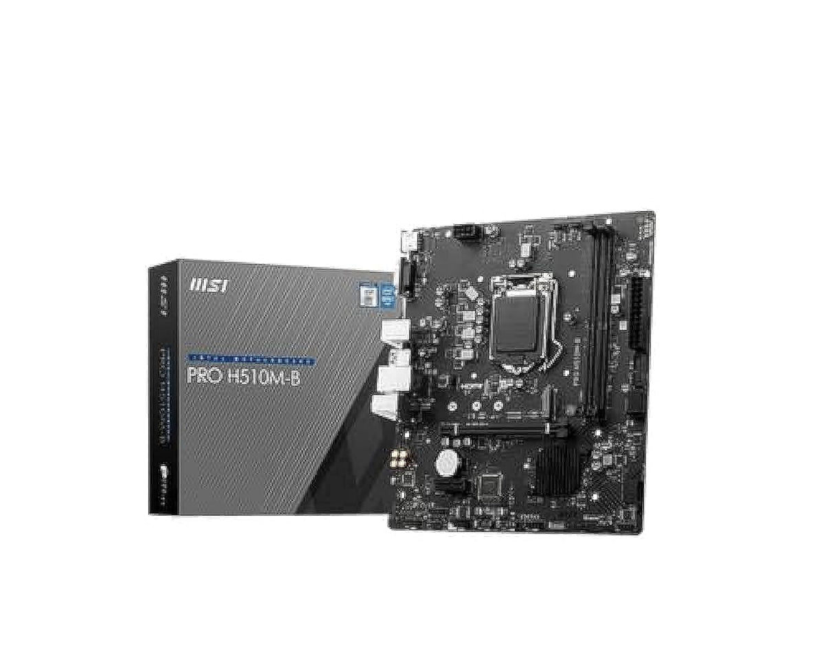 MSI PRO H510M-B Desktop Motherboard - Intel H470 Chipset - Socket LGA-1200 - Micro ATX