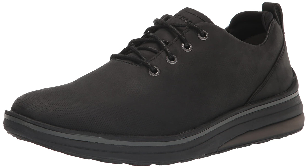 Skechers Men's Perf/Emboss Leather Oxford, Blk, 12