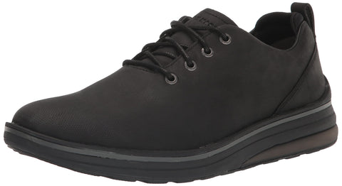 Skechers Men's Perf/Emboss Leather Oxford, Blk, 12