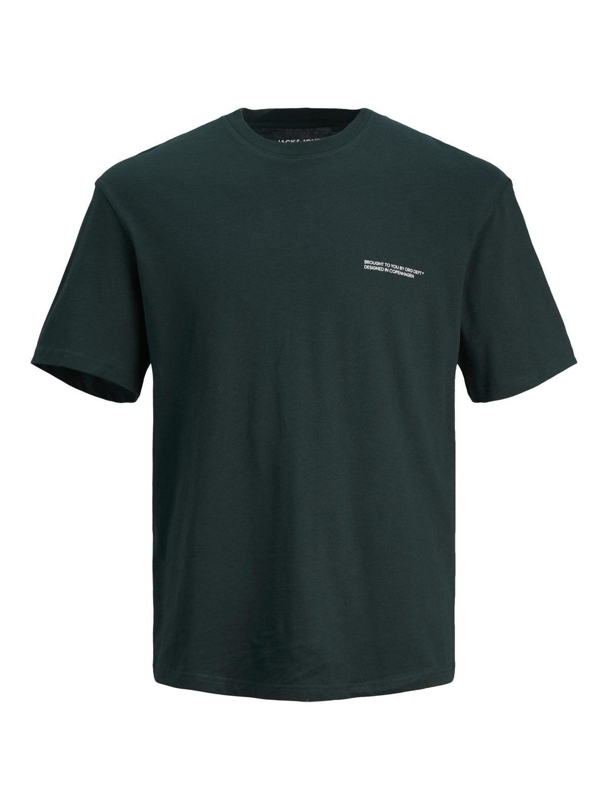 JACK & JONES Men's Jorvesterbro Back Tee Ss Crew Neck Sn Polo Shirt, Magical Forest, XL