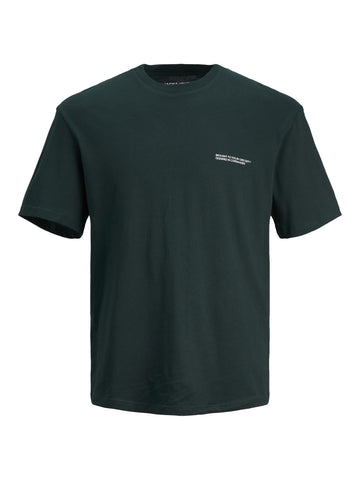 JACK & JONES Men's Jorvesterbro Back Tee Ss Crew Neck Sn Polo Shirt, Magical Forest, XL