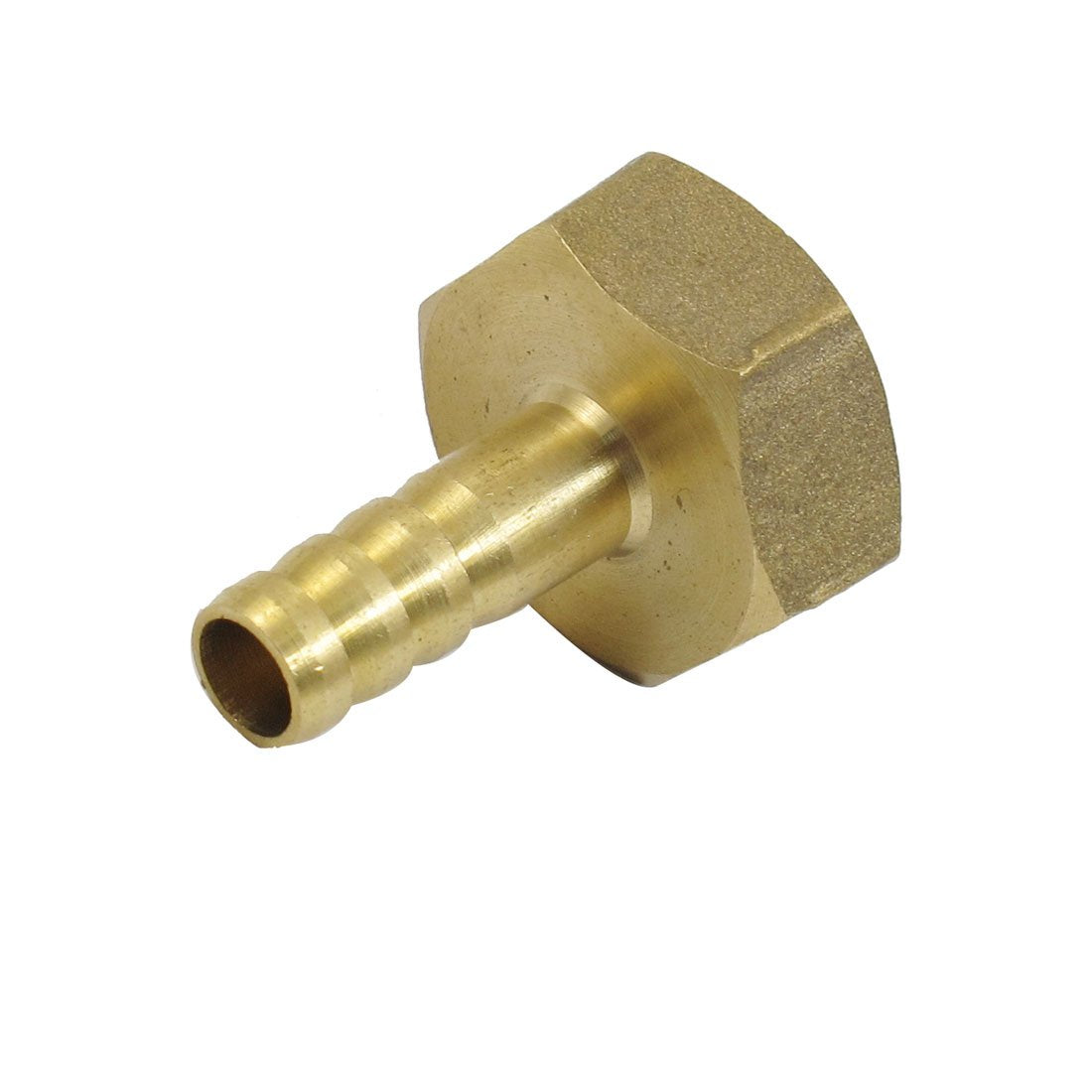 Aexit 6mm Fuel Hose Barb x 1/2PT Female Thread Straight Coupling Brass Fitting (7a6009882e527bea296ca7b12d5ae27b)