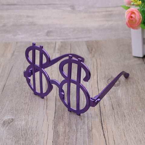 NUOBESTY Dollar Sign Sunglasses,12 Pack Party Glasses Party Favors Photobooth Eyewear Costume Prop(Random Color)