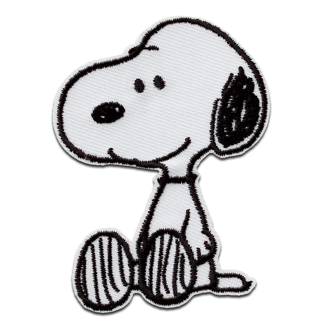 Mono Quick Peanuts Snoopy - Iron On Patches Adhesive Emblem Stickers Appliques, Size: 7,6 x 5,7 cm