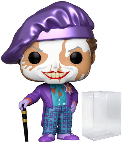 POP DC Heroes: Batman 80th - Joker (1989) Edition Chase Funko Pop! Vinyl Figure (Bundled with Compatible Pop Box Protector Case) Multicolored 3.75 inches