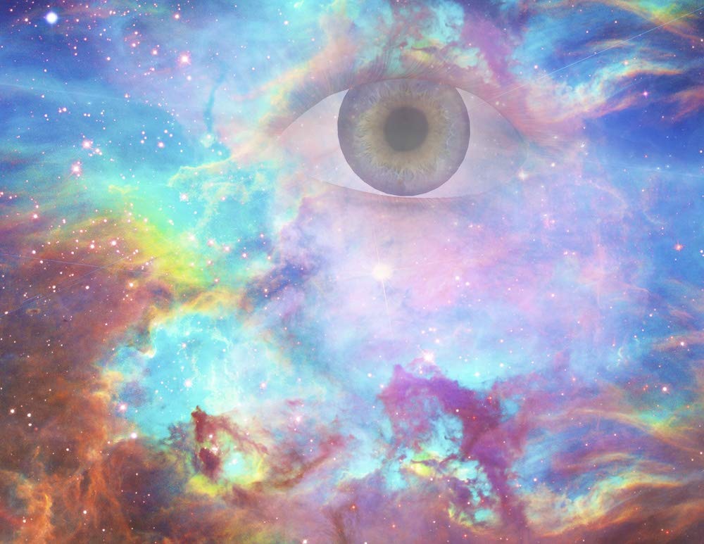 Posterazzi PSTRFF200756SLARGE God's Eye in Vivid Universe Photo Print, 24 x 36, Multi