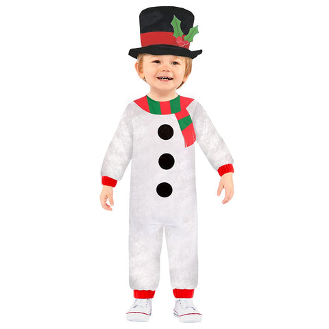 Child Snowman Fancy Dress Christmas Costume (18-24 Months)