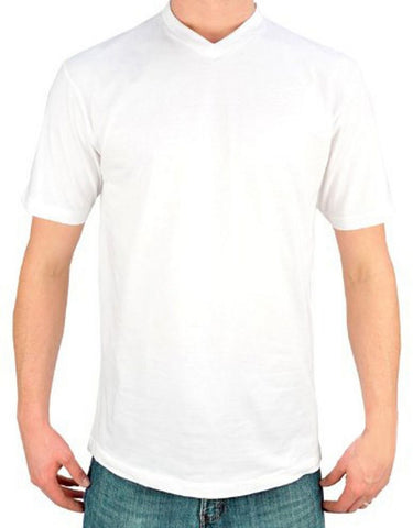 OLYMP T-Shirt V-Kragen weiÃŸ im Doppelpack 0701/12/00, L