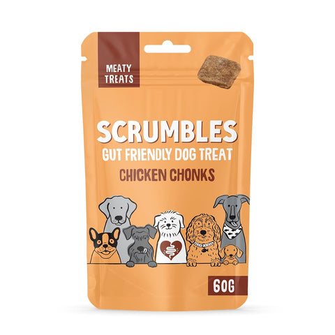 Scrumbles Meaty Treats for Dogs Chicken Chonks