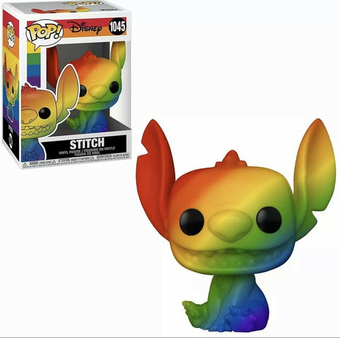 Stitch Rainbow Pop #1045 Disney: Pride Vinyl Figure (Bundled with EcoTek Protector to Protect Display Box)
