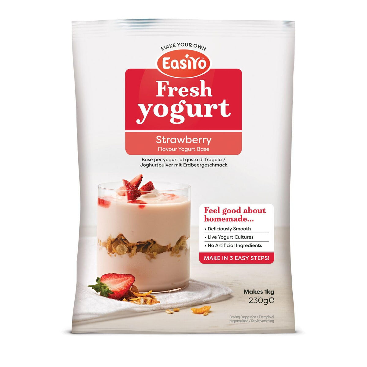 Easiyo Strawberry Yoghurt Mix 230g