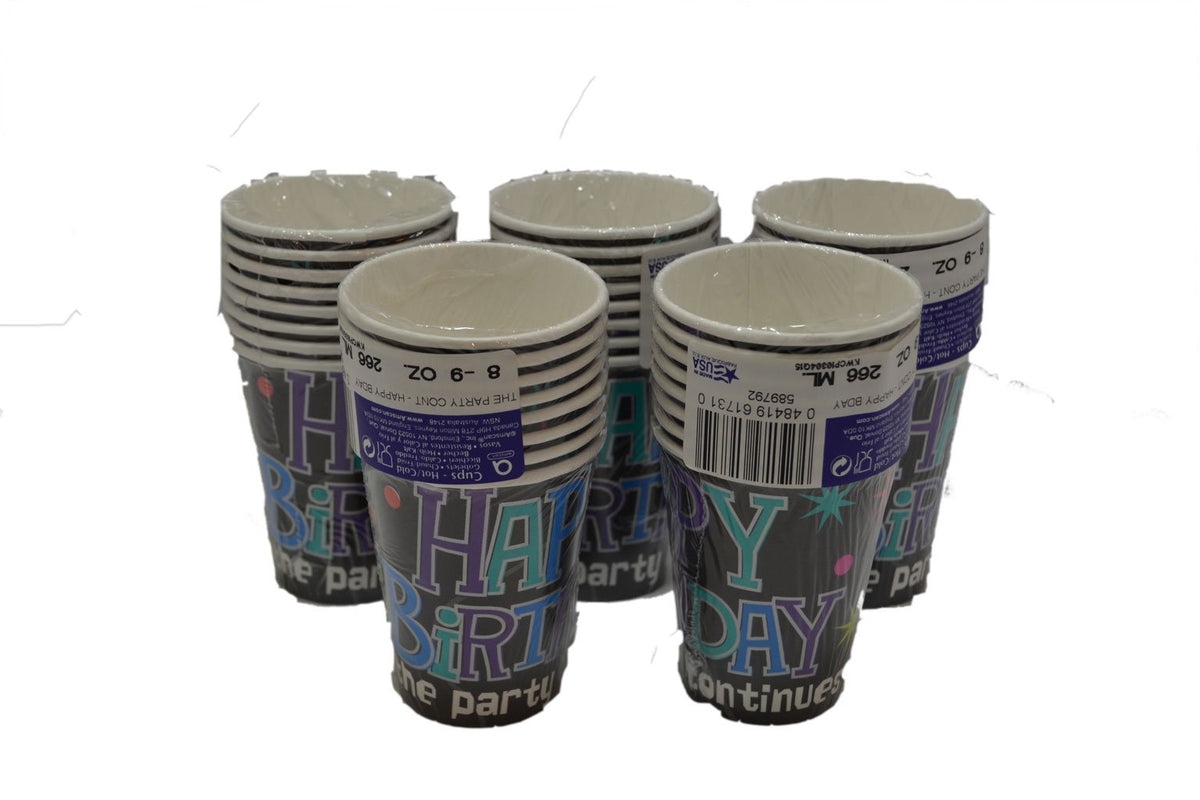 The Party Continues Cups