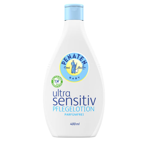 Penaten Ultra Sensitive Care Lotion Fragrance-Free Nourishing Body Lotion without Perfume for Highly Sensitive Baby Skin 400 ml