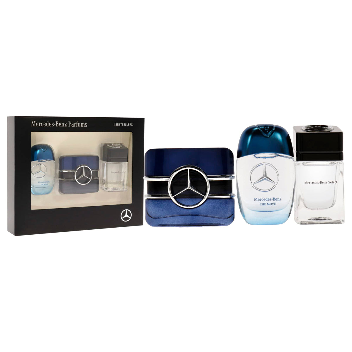 Mercedes-Benz Best Of Coffret, 3 Pc Mini Gift Set 0.24oz The Move, 0.2oz Sign, 0.24oz Select
