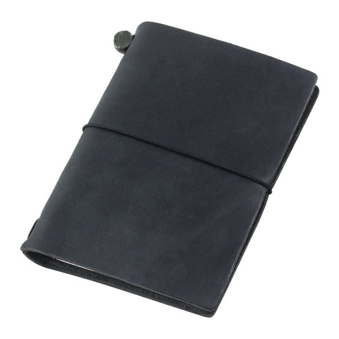 DESIGNPHIL 15026006 Midori Traveler's Notebook, Passport Size, Black