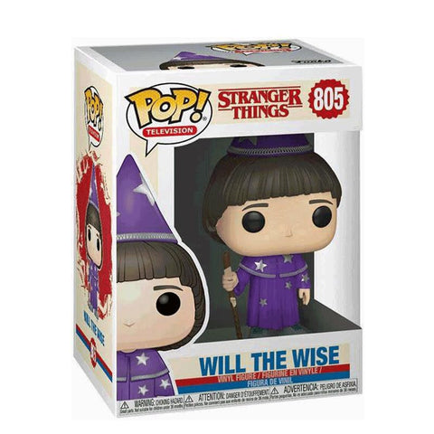 POP Stranger Things - Will The Wise Funko Pop! Vinyl Figure (Bundled with Compatible Pop Box Protector Case), Multicolor, 3.75 inches