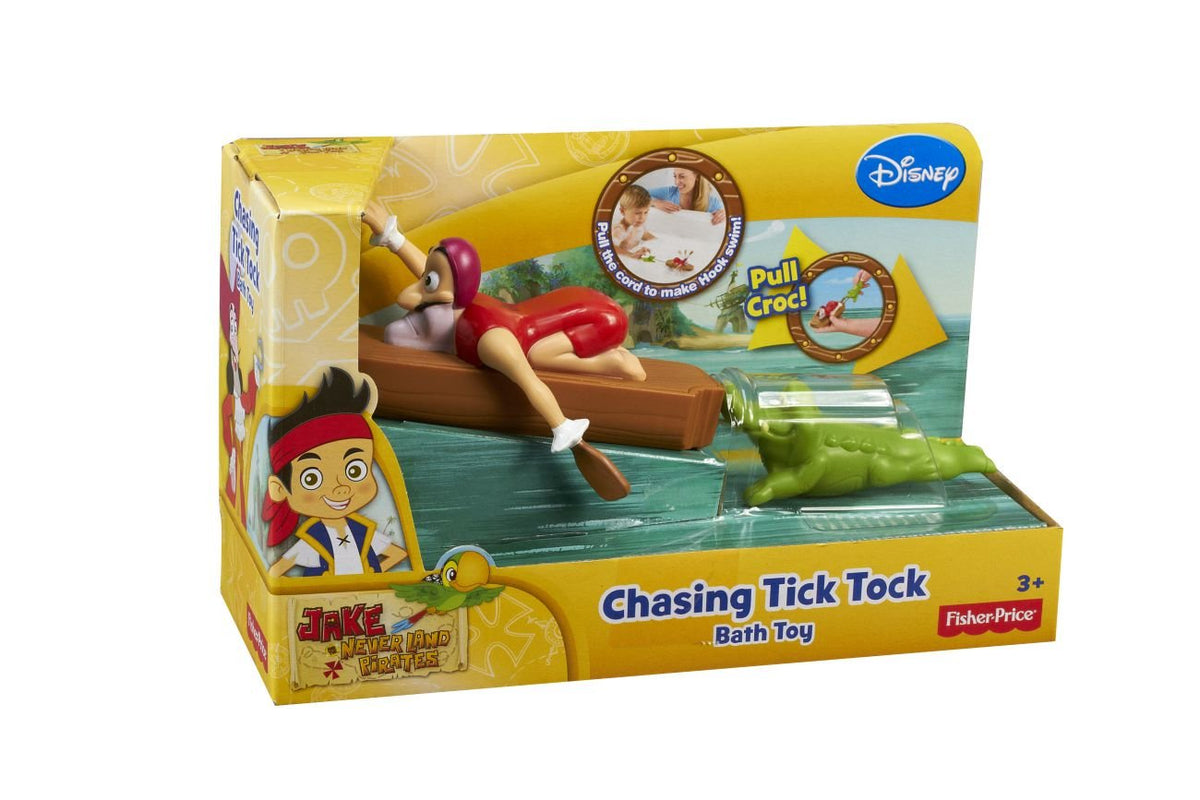 Fisher-Price Disney's Jake and The Never Land Pirates Chasing Tick Tock Bath Toy