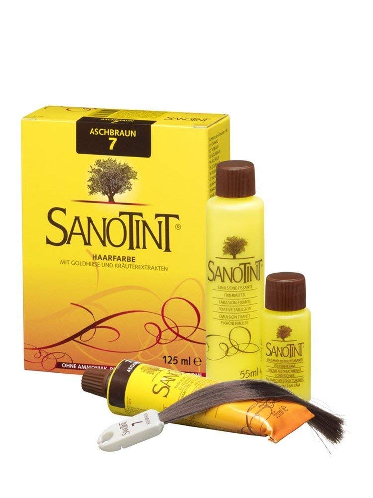 Sanotint Ash Brown hair dye 7