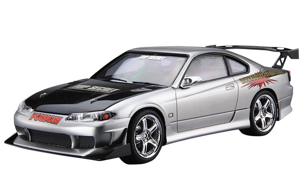 Aoshima 1/24 Tuned Car No.24 Topsecret S15 Silvia '99(Nissan) Model Kit(Japan Import)