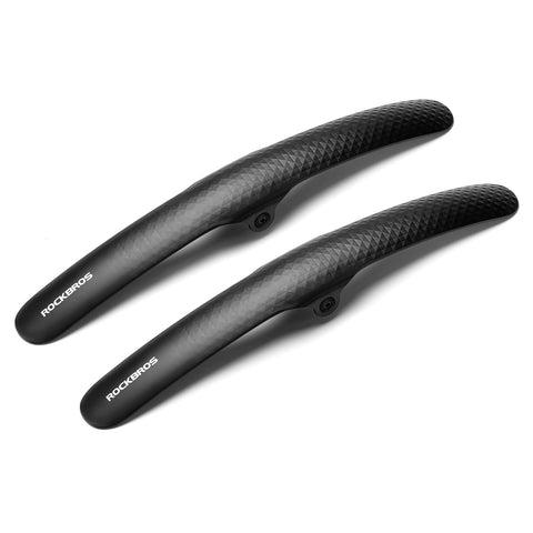 ROCKBROS Road Bike Mudguard Set, Adjustable Splash Guard Front and Rear Mud Guard Fenders with Quick Release for 27.5 Inch Bikes