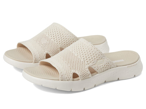 Skechers Women's GO Walk Flex Sandal-ELATION Slide, Natural, 5