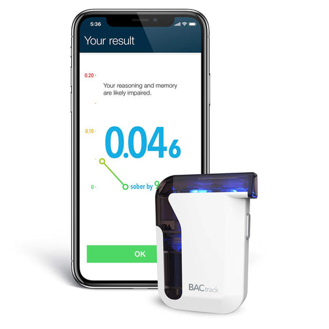 BACtrack Mobile Smartphone Breathalyser | Professional-Grade Accuracy | Wireless Smartphone Connectivity | Compatible w/ Apple iPhone, Google & Samsung Android Devices | Apple HealthKit Integration