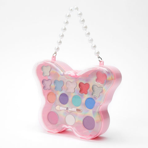Claire's Makeup Kits -Butterfly Purse Makeup Kit - Eyeshadow and Lip Kit for Girls - Perfect For Young Girls!