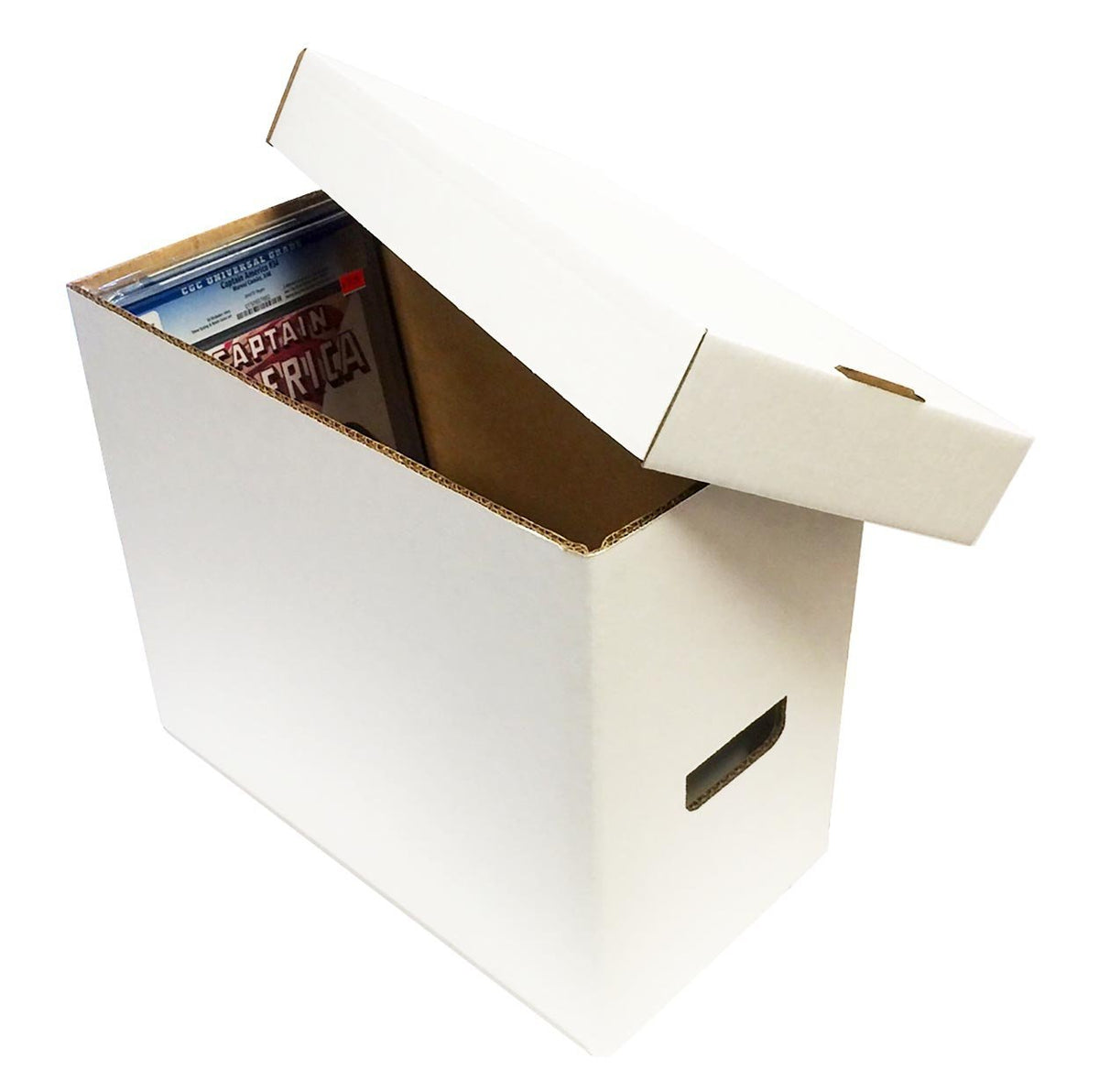 (1) Graded Comic Storage Box - Holds 35-40 Graded Comic Books - WHITE by Max Pro