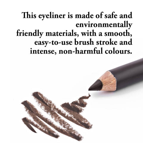 Generic Wooden Eyebrow Pencil, Precision Waterproof Eyebrow Pen for Long-lasting and Smudge-proof Makeup, [5-in-1]Eyebrow Pencil *1; Eyebrow Razor *1; Eyebrow Stencil *3, BLACK #-0226073