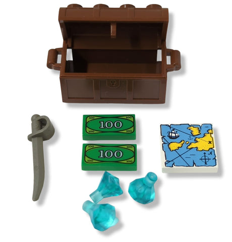 Lego Pirate Adventures Treasure Chest with Treasure (Loose)