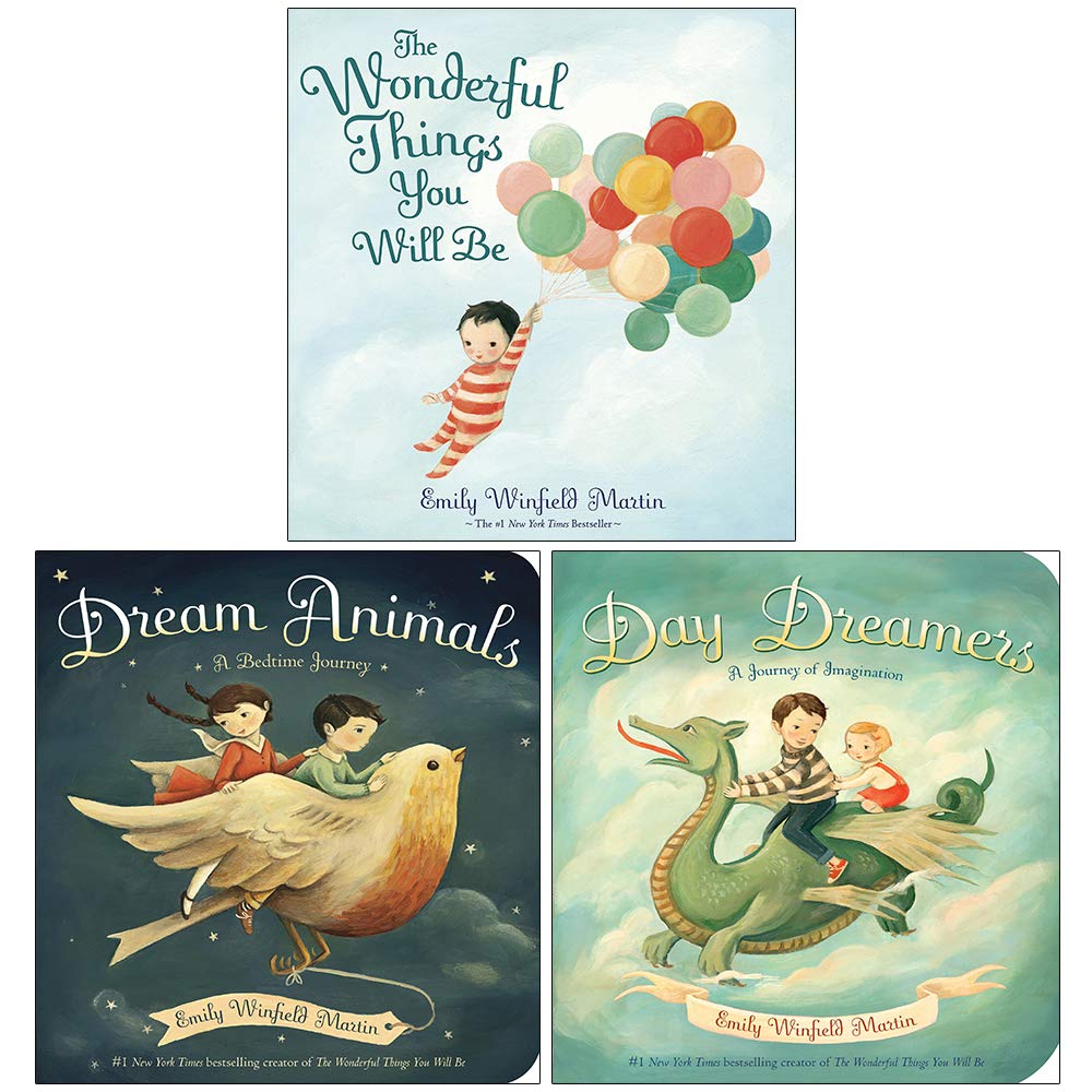 Emily Winfield Martin Collection 3 Books Set (The Wonderful Things You Will Be [Hardcover], Dream Animals, Day Dreamers)