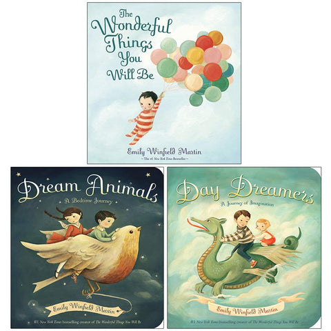 Emily Winfield Martin Collection 3 Books Set (The Wonderful Things You Will Be [Hardcover], Dream Animals, Day Dreamers)
