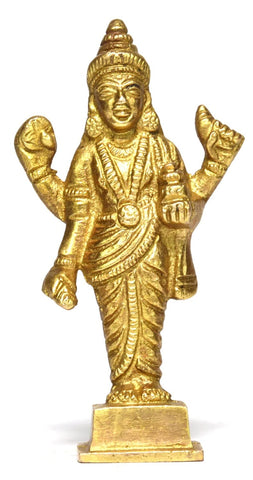 ASHIRWAD Brass Statue of Ayurveda God Dhanvantari Idol Murti Lord of Medicine (God Dhanvantri-1)