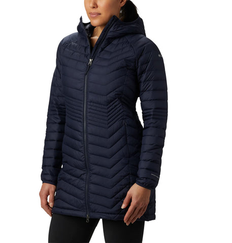 Columbia Women's Powder Lite Mid Jacket, Puffer Jacket, Dark Nocturnal, Size M