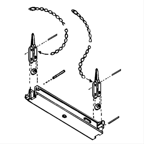 #103-AB Log BUNK Truss KIT - FITS Truss Log CAR #380-103 PKG(4)