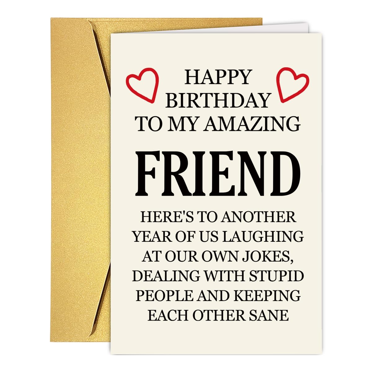 Best Friend Birthday Card, Bestie Birthday Card, Friendship Card for Birthday, Funny Birthday Card for Bestie BFF, Best Friend Birthday Gifts for Bestie Women Brother Him, Birthday Card Sister Brother