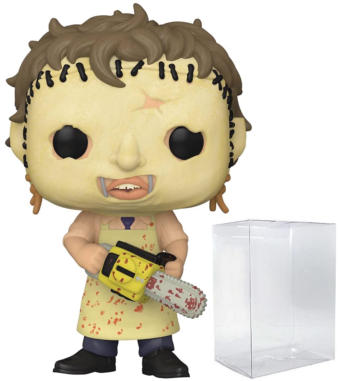 POP Texas Chainsaw Massacre - Leatherface Funko Pop! Vinyl Figure (Bundled with Compatible Pop Box Protector Case), Multicolored, 3.75 inches
