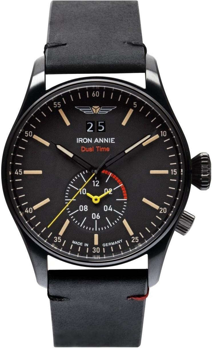 Iron Annie Men's Watch FC Dual Time Black 5144-2