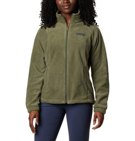 Columbia Women's Benton Springs Full Zip, Stone Green, X-Small