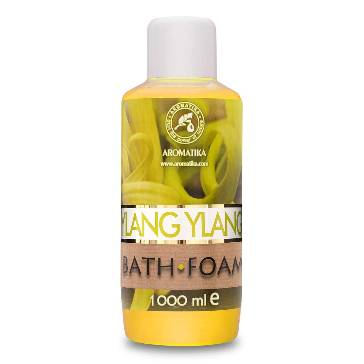 Bath Foam with Ylang Ylang Essential Oil 1000 ml - Body Care - Good Sleep - Beauty - Bathing - Body Care - Wellness - Relax - Aromatherapy - Spa - Ylang Ylang Aroma - Bubble Baths