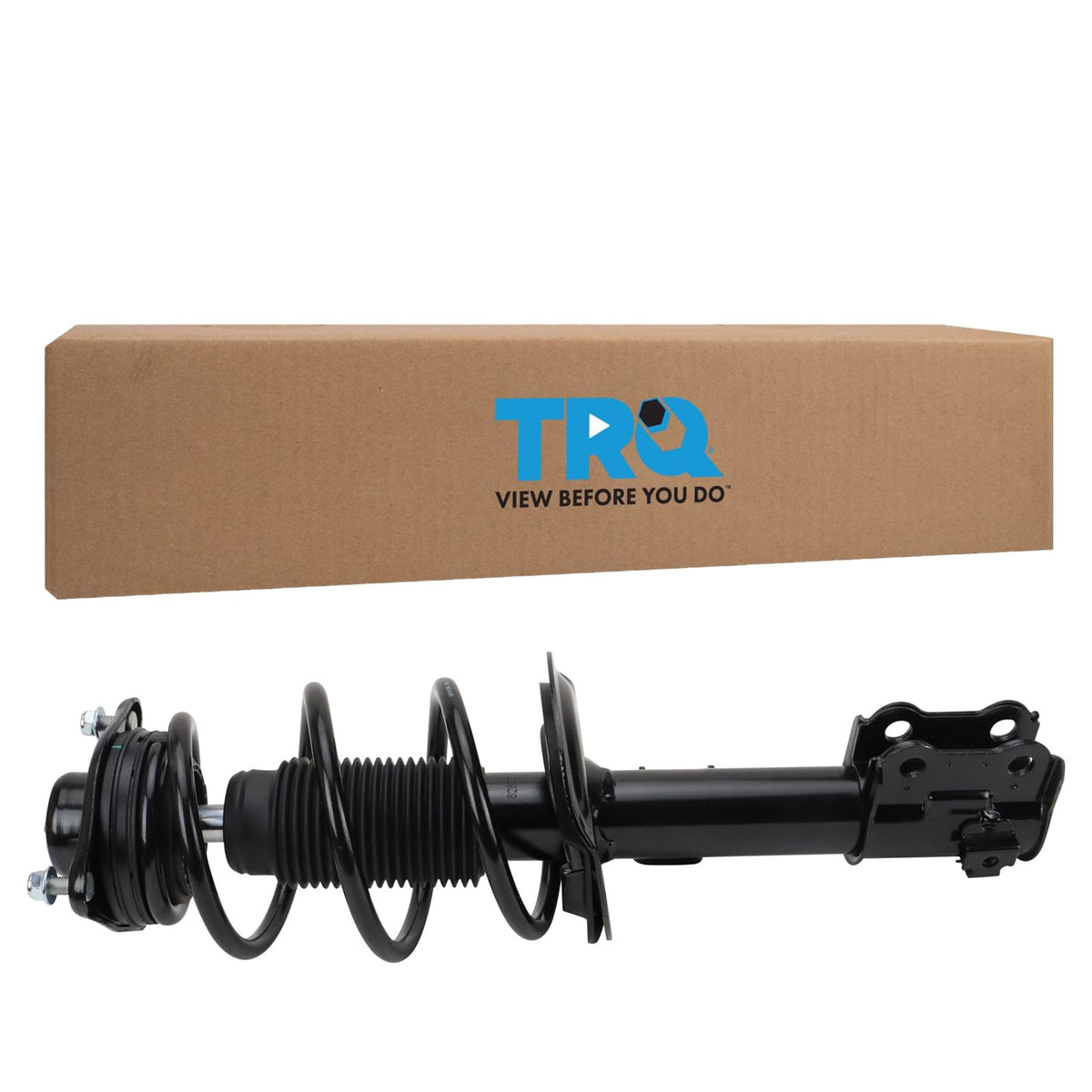 TRQ Front Left Right Complete Strut & Coil Spring Assembly Driver Passenger Side Compatible with 2013-2016 Hyundai Genesis Coupe