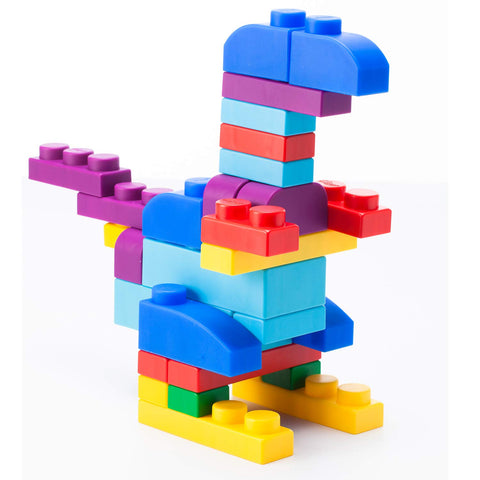 UNiPLAY Plus Soft Building Blocks - Creativity Toy, Educational Play, Cognitive Development, Early Learning Stacking Blocks for Infants and Toddlers, Primary (42-Piece Set)
