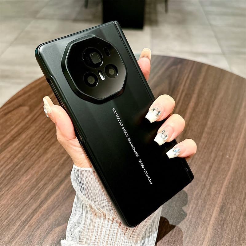 for Honor Magic V3 Full Body Case W Screen Protector,Built in Hinge Protection,Lightweight Shockproof Protective Case Cover for Honor Magic V3 Black