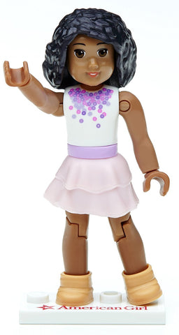 Mega Construx American Girl Series 1 Purple Passion Mini Figure