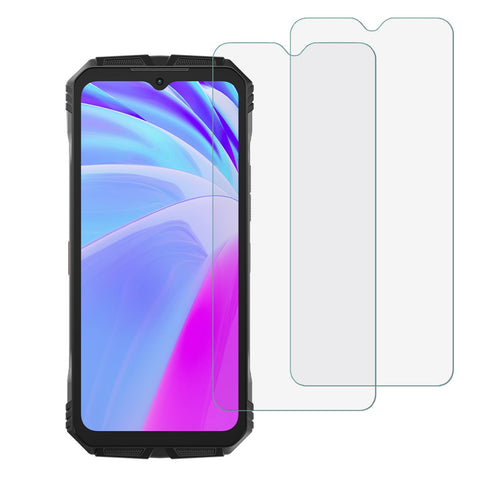chejuza Tempered Glass for DOOGEE V30 Pro/V30t/V30 [2 Pieces], 14H Hardness, High Definition Screen Protector, Zero Bubble Screen Protector